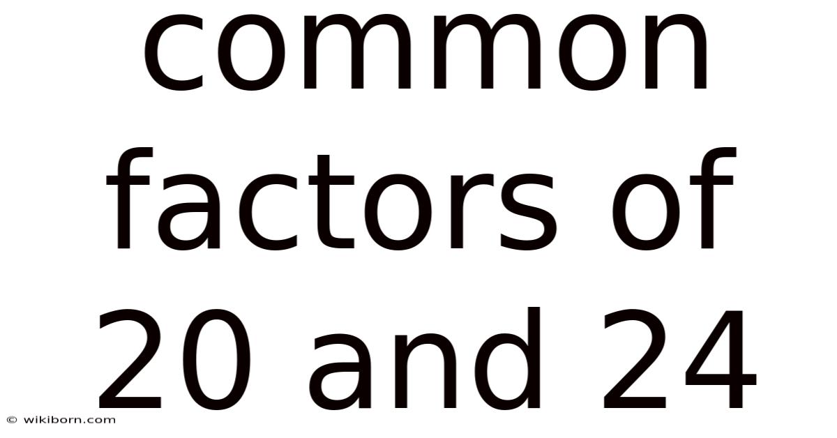 Common Factors Of 20 And 24