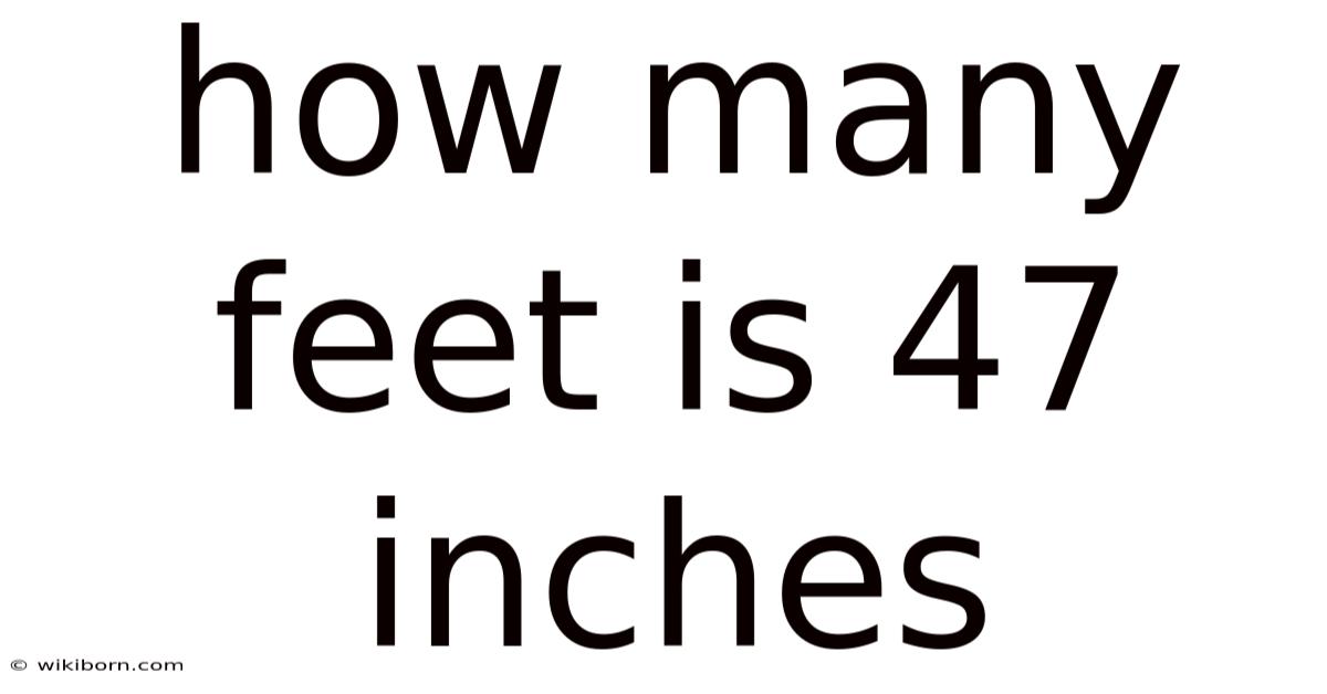 How Many Feet Is 47 Inches