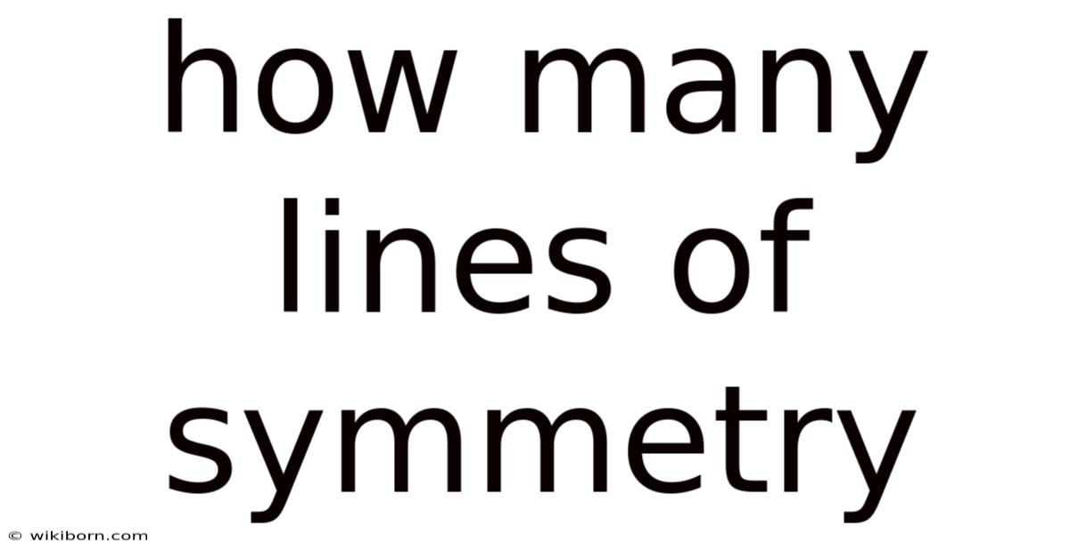 How Many Lines Of Symmetry