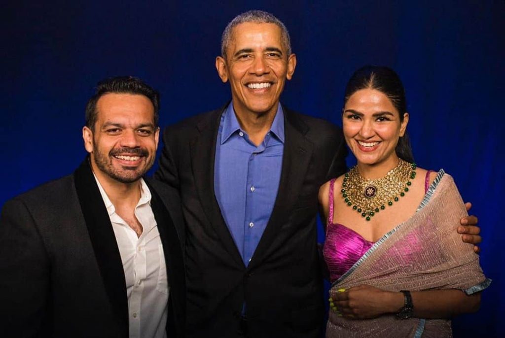 Ritu Rathee With barack obama